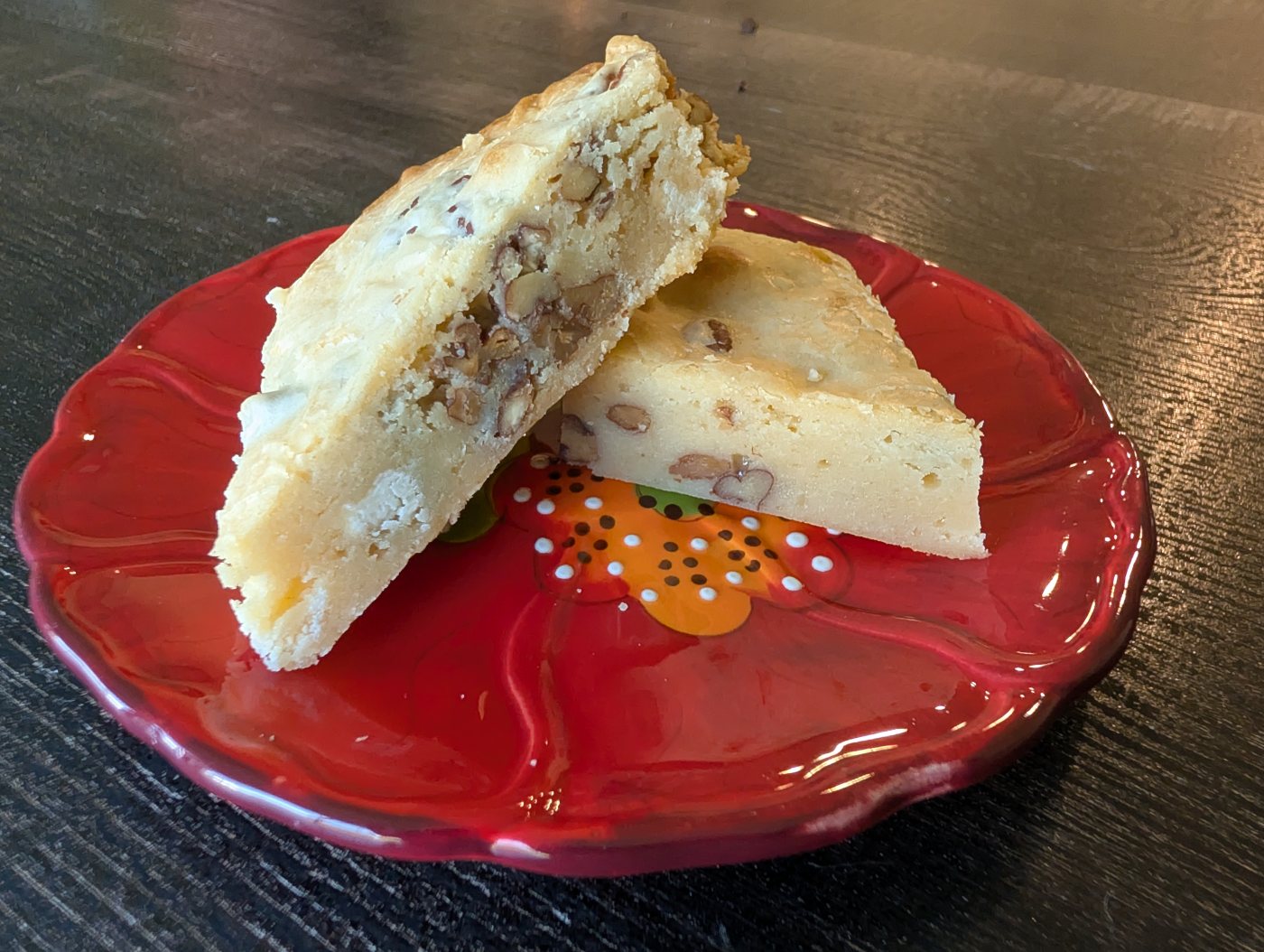 White Chocolate Pecan Bar
